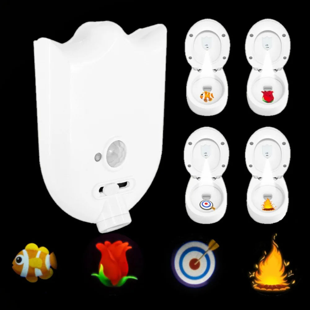 Motion Activated LED Toilet Night Light