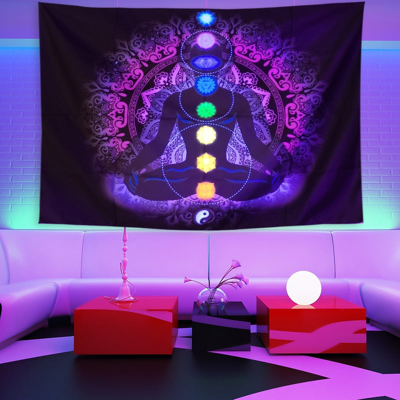 Vibrant Colorful Wall Hanging Tapestry