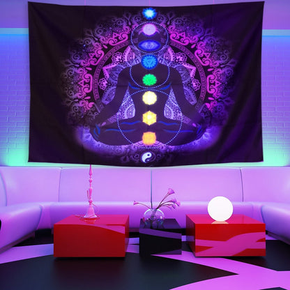 Vibrant Colorful Wall Hanging Tapestry