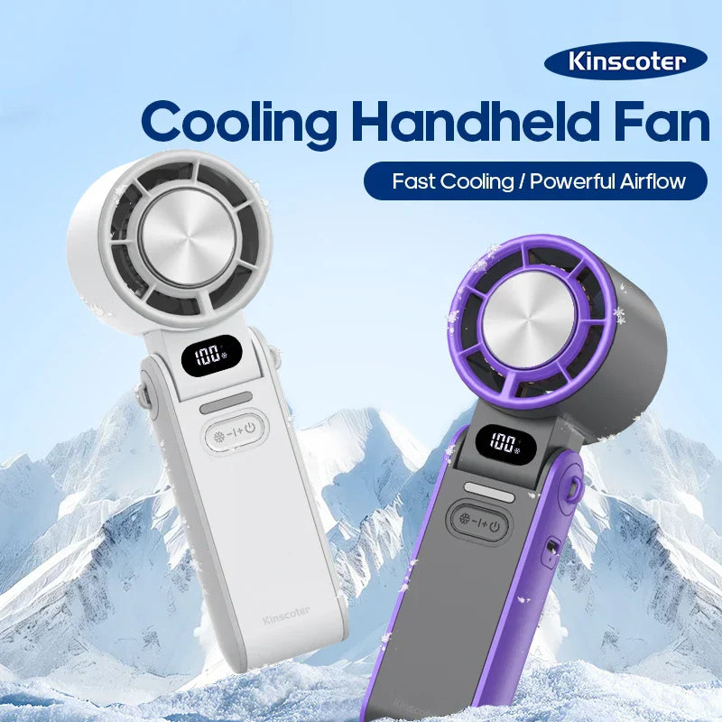 Portable Rechargeable Fan with 100 Speed Settings