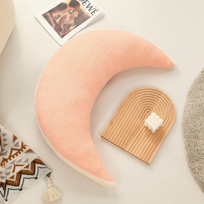 Soft Moon Shaped Pillow