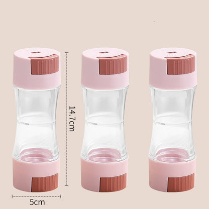 Airtight Spice Container Twin Dispenser