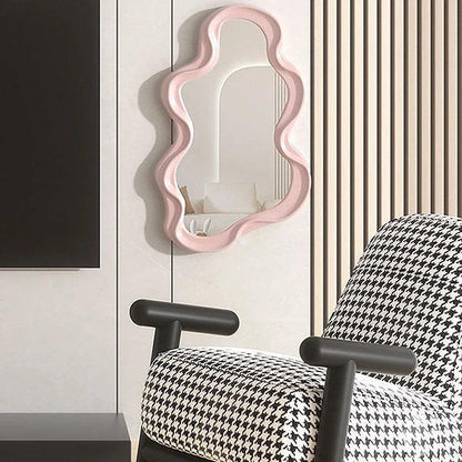 Round Cloud Wall Mirror for Home Decoration