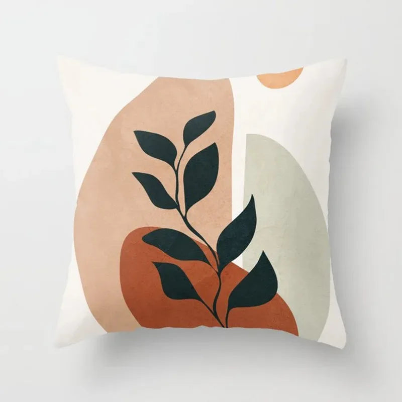 Soft Floral Pillow Cover for Home Decor