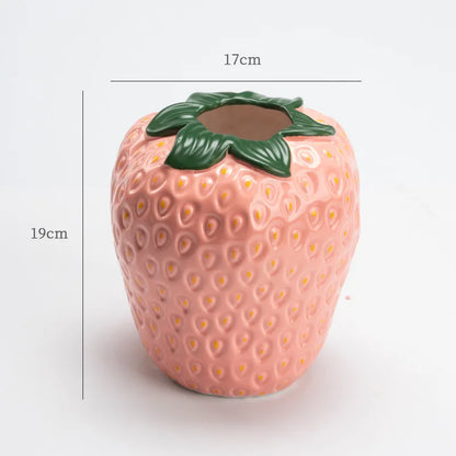 Pretty Pink Flower Vase