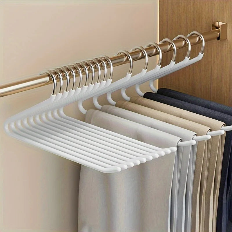 Sturdy Metal Open Pant Hangers with Rust Proof Coating