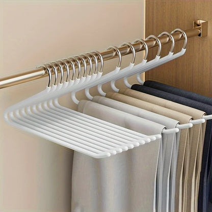 Sturdy Metal Open Pant Hangers with Rust Proof Coating