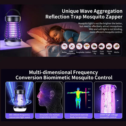 Portable LED Camping Light with Mosquito Killer