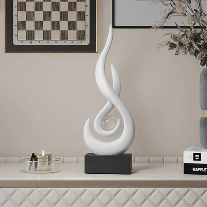 Stunning Home Decor Sculpture - Modern Room Accent