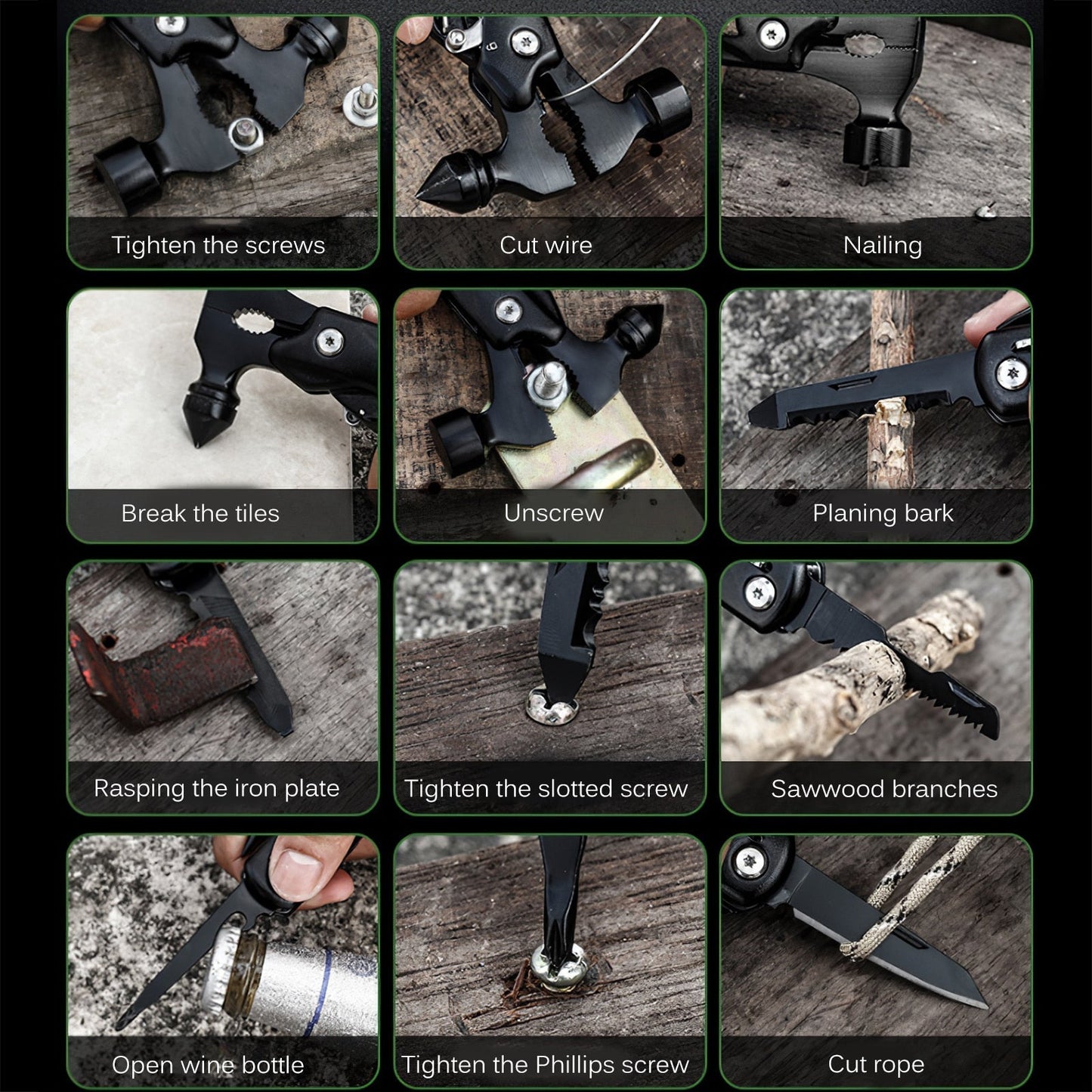 Premium Outdoor Multi Tool Kit