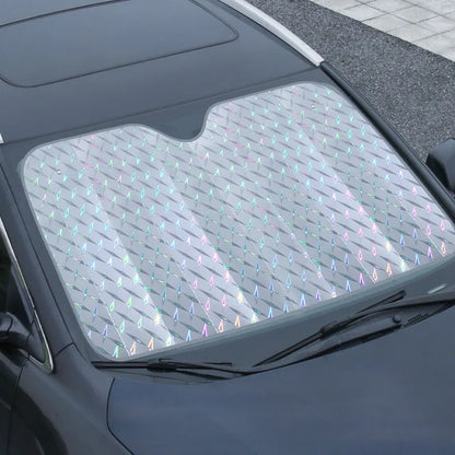 Premium Car Sun Shade with UV and Heat Blocker