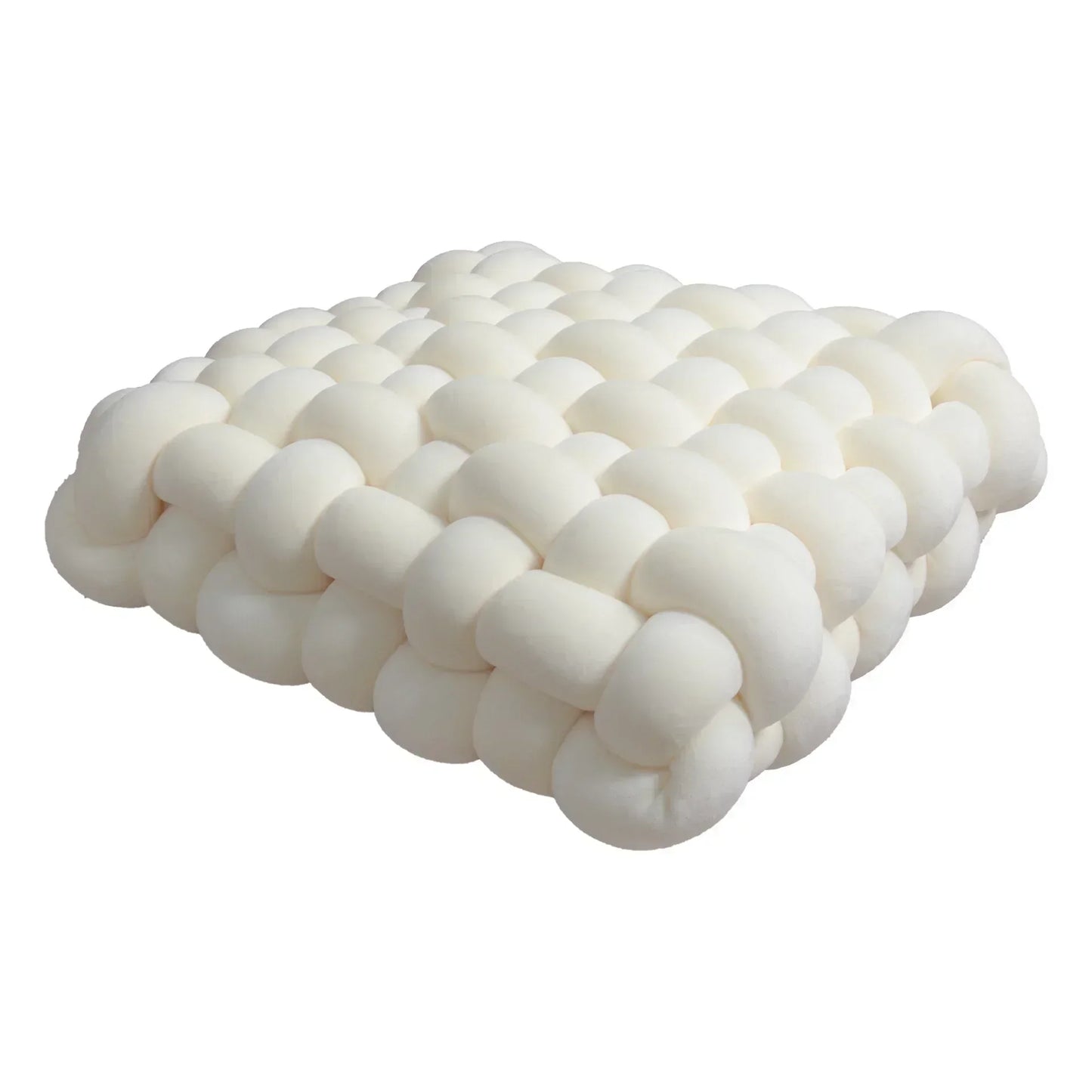 Plush Textured Knot Pillow