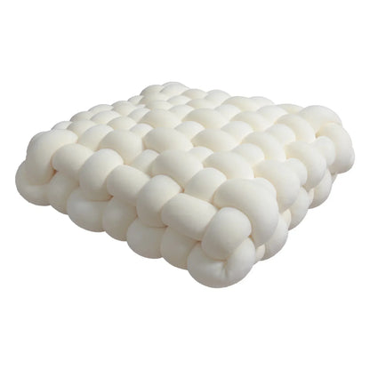 Plush Textured Knot Pillow