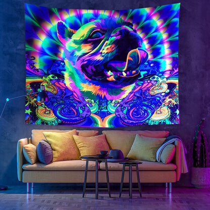 Vibrant Colorful Wall Hanging Tapestry