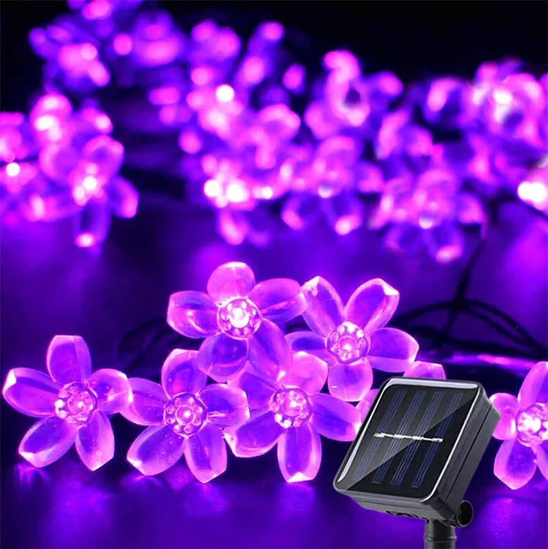 Outdoor Solar Fairy Lights Warm White 8 Modes