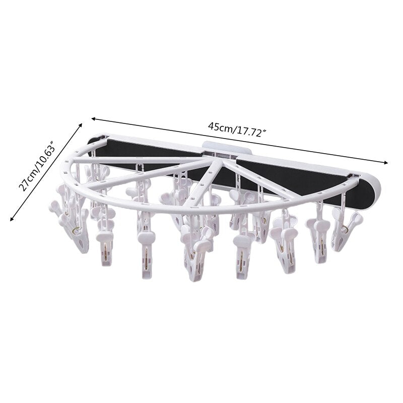 Space-Saving Foldable Sock Dryer Rack