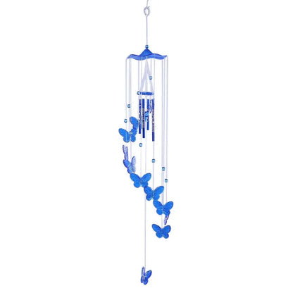 Delicate Metal Wind Chime with Bells and Butterfly - Befez