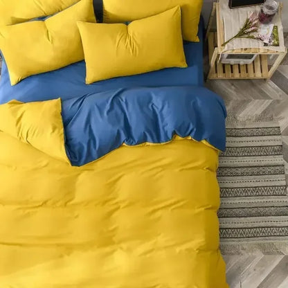 Soft Reversible Duvet Cover Set for Bed