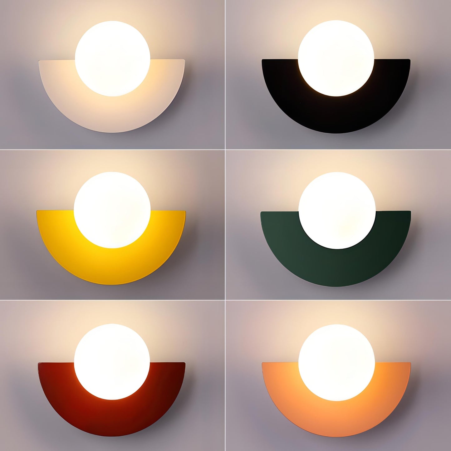 Modern Nordic Wall Light in 6 Colors