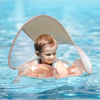 Baby Pool Float with UV Protection & Support