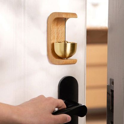 Rustic Wood Doorbell with Nature Sound