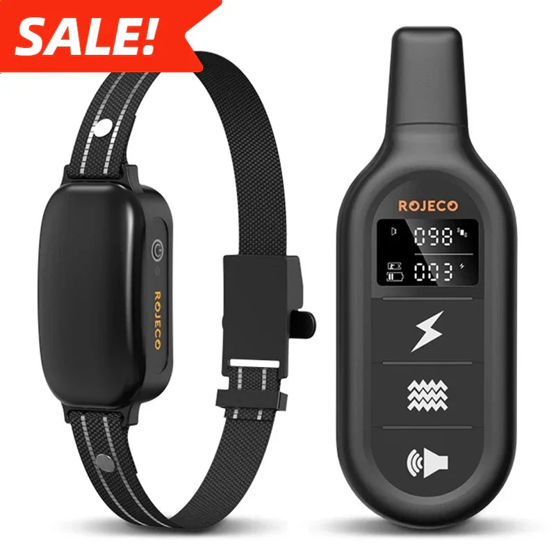 Waterproof Rechargeable Dog Training Collar with Remote