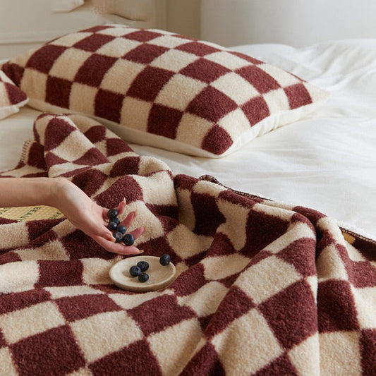 Warm Plaid Blanket Throw - Befez