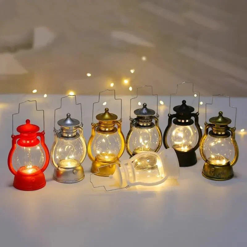 Vintage Hanging Lantern Warm Glow Lighting