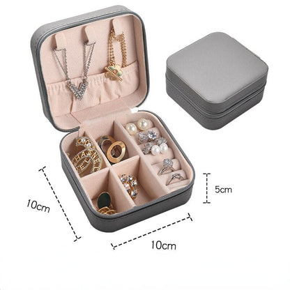Compact Travel Jewelry Storage Case