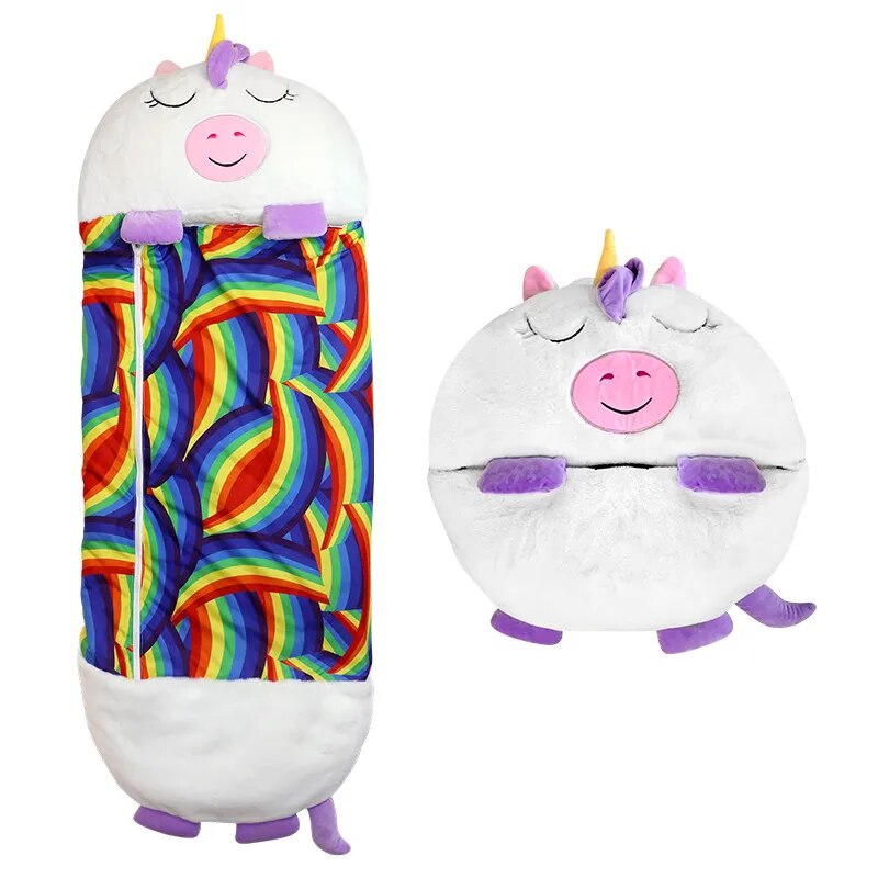 Soft Plush Sleep Bag for Warm Nights
