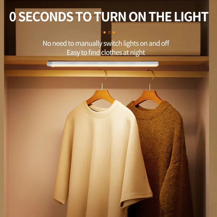 Motion Activated LED Night Light with Magnetic Base