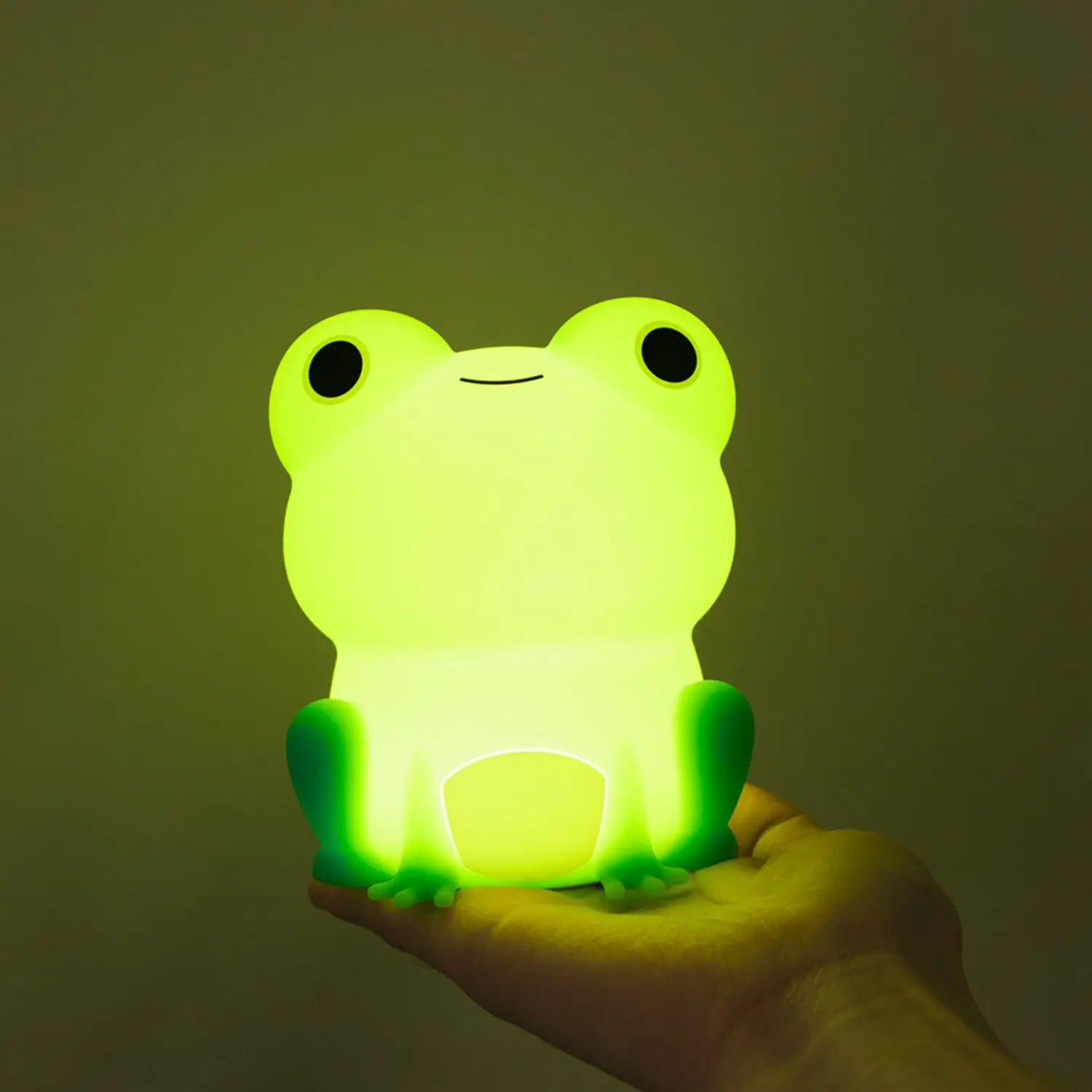 Colorful Frog Nightlight for Kids | Soft Silicone | Rechargeable - Befez