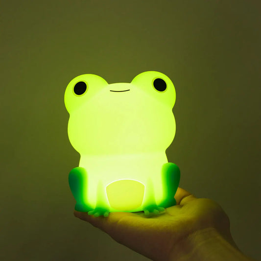 Colorful Frog Nightlight for Kids | Soft Silicone | Rechargeable - Befez