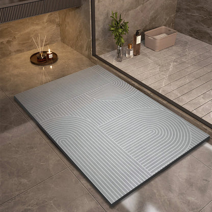 Soft Grip Bathroom Mat Fast Dry Shower Floor Rug
