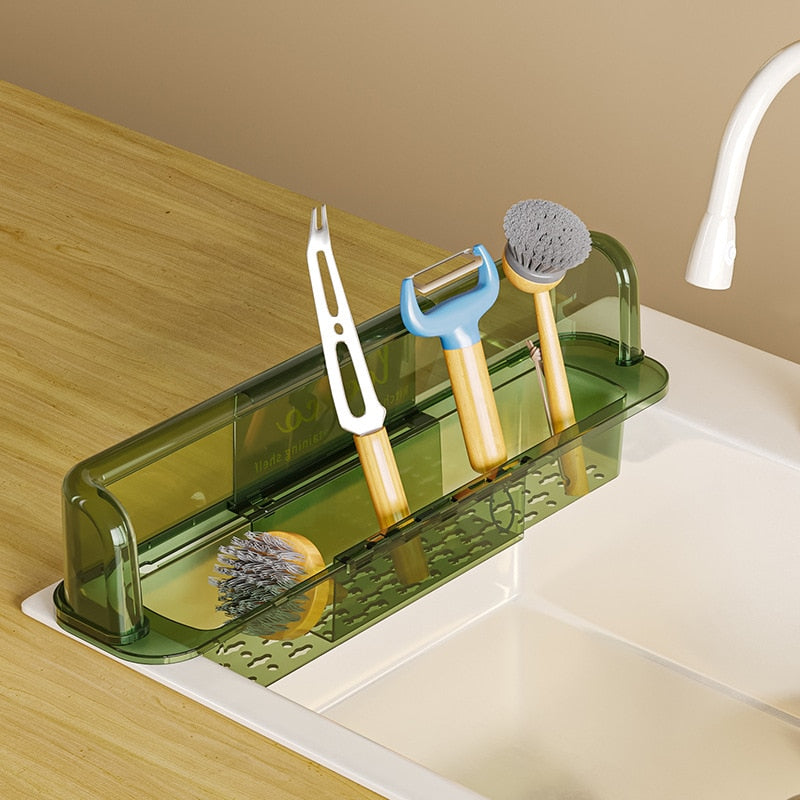 Waterproof Adjustable Sink Organizer Rack