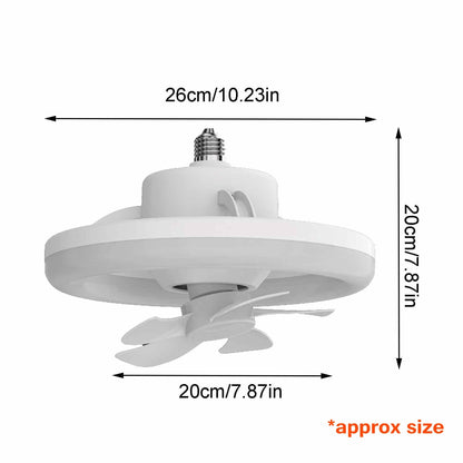 Dual Function Rotating LED Ceiling Fan Light