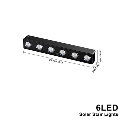 Bright Solar Powered Garden Fence Lights 4-Pack