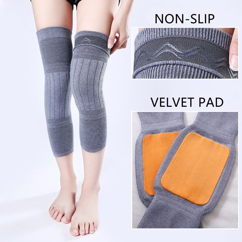 Cozy Thermal Knee Warmers for Cold Weather - Befez