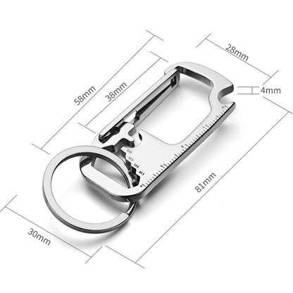 Durable Pocket Multi Tool Keychain Bottle Opener