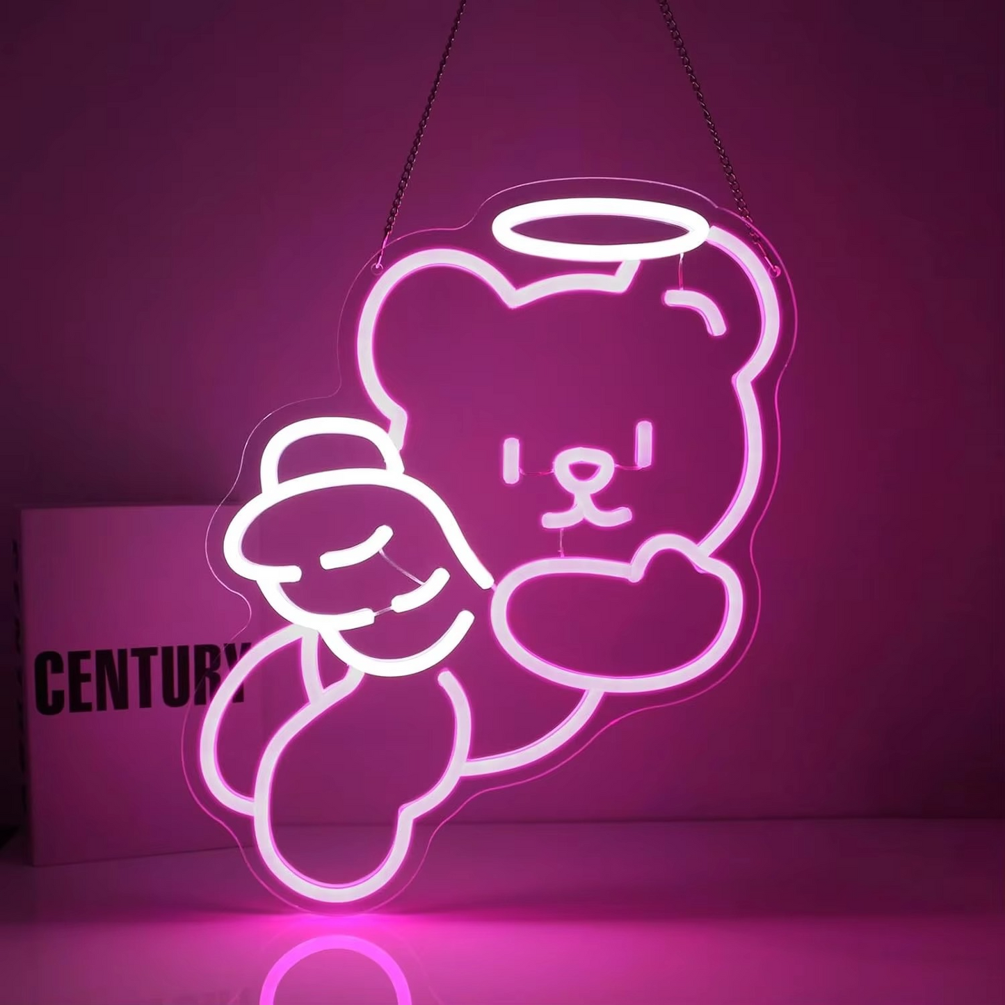 Colorful Bear LED Night Light with Adjustable Brightness