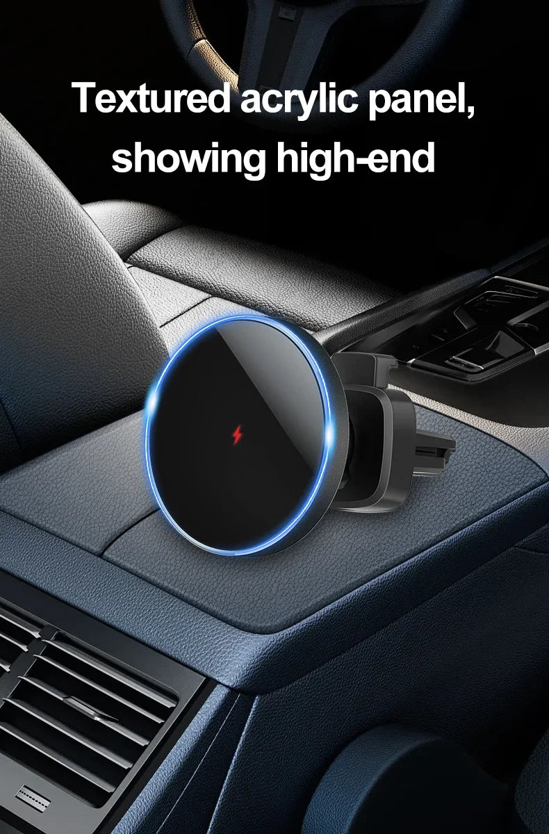 Fast Wireless Car Phone Mount Charger