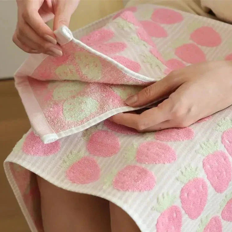 Soft Pink Cotton Bath Towel Set - Befez
