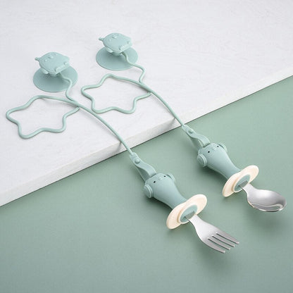 Befez | Baby Safe Feeding Spoon Fork Set