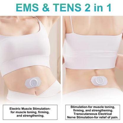 Compact Handheld EMS Muscle Massager for Pain Relief