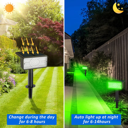 Bright Solar Powered LED Outdoor Spotlight