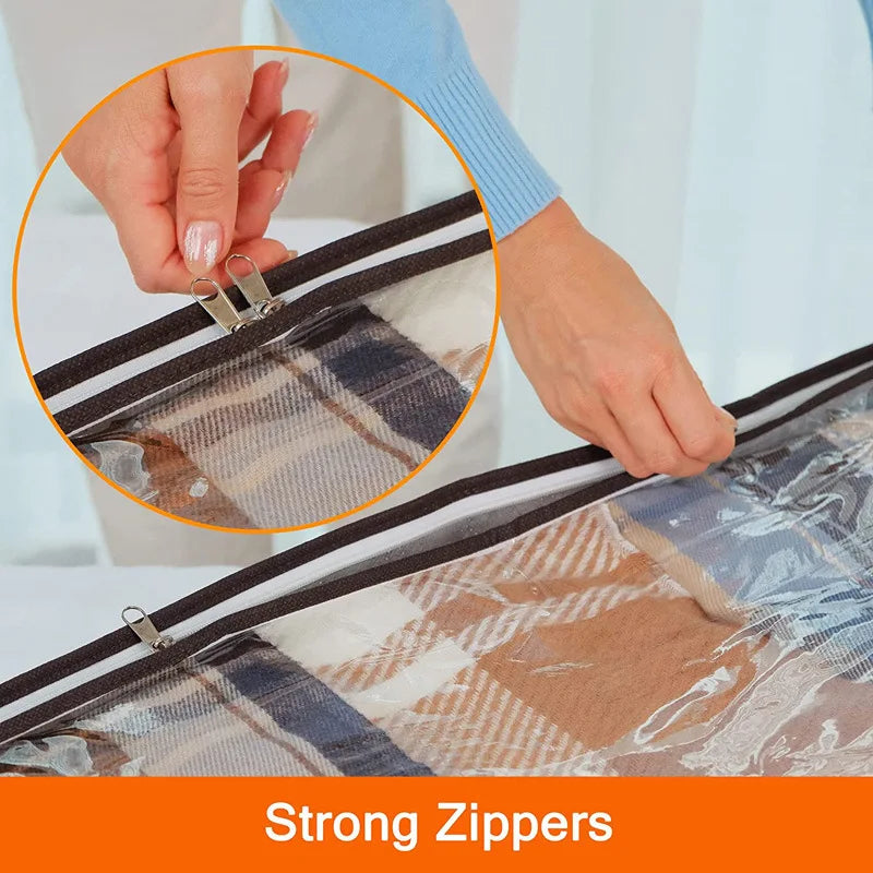Large Under Bed Storage Bag with Clear Window
