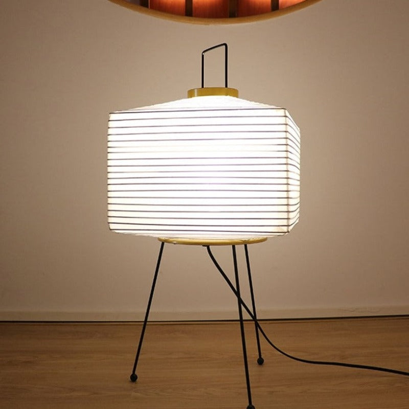 Unique Asian Style Tripod Floor Lamp