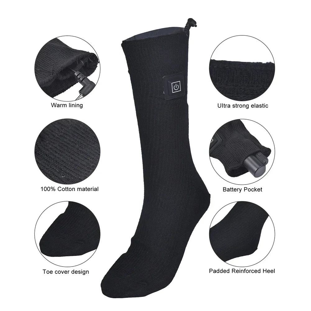 Warm Electric Socks for Men and Women