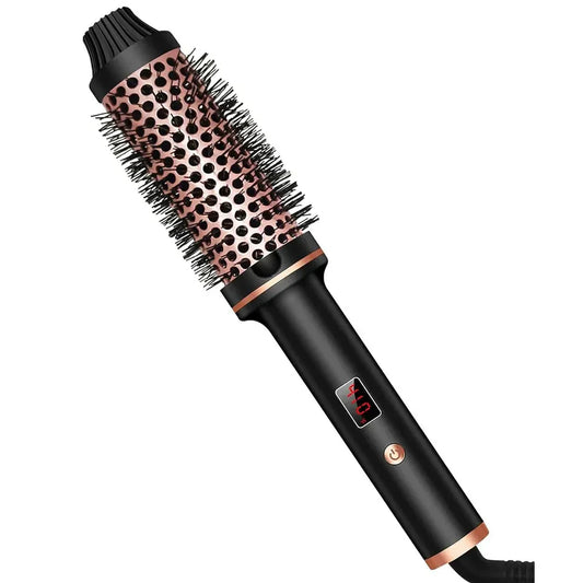 Befez | 3-in-1 Hair Straightener and Curling Iron | Straight, Wave, Volume | Heat Protect Brush - Befez