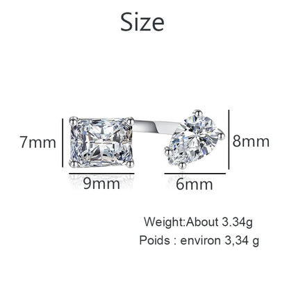 Befez | Elegant Teardrop Zircon Comfort Fit Ring